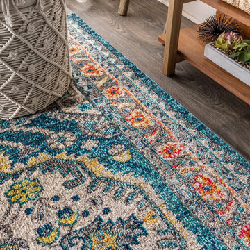 Kristina bohemian Flair Boho Vintage Medallion Area Rug